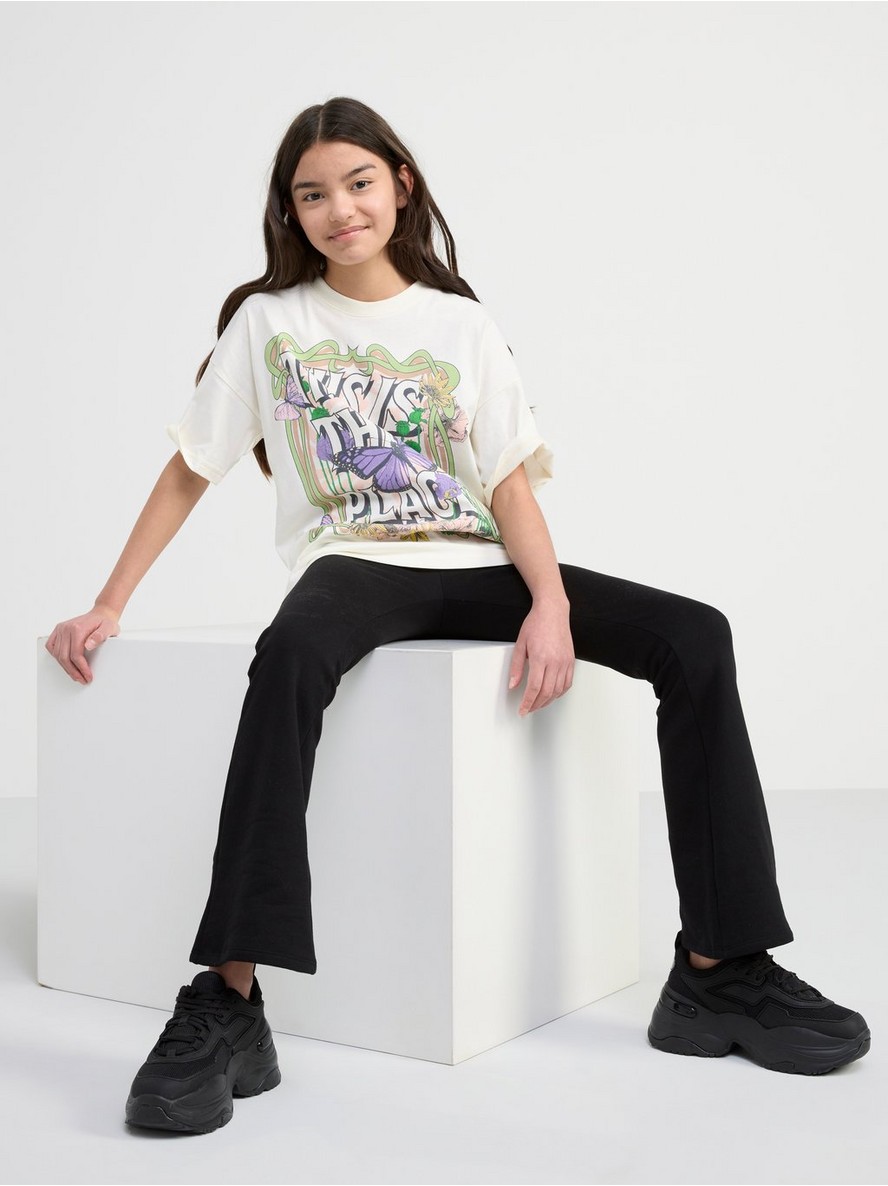 Oversize t-shirt with front print