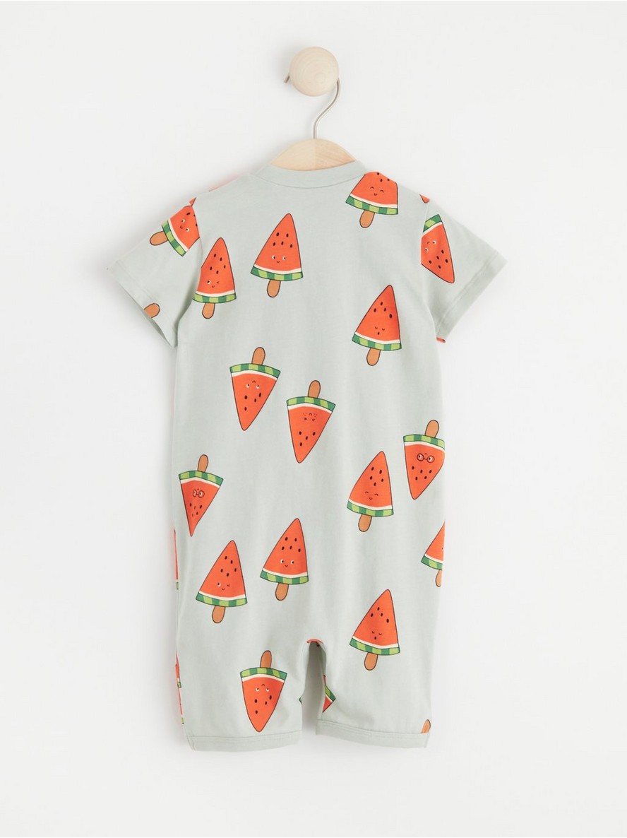 Pyjama romper with ice cream print