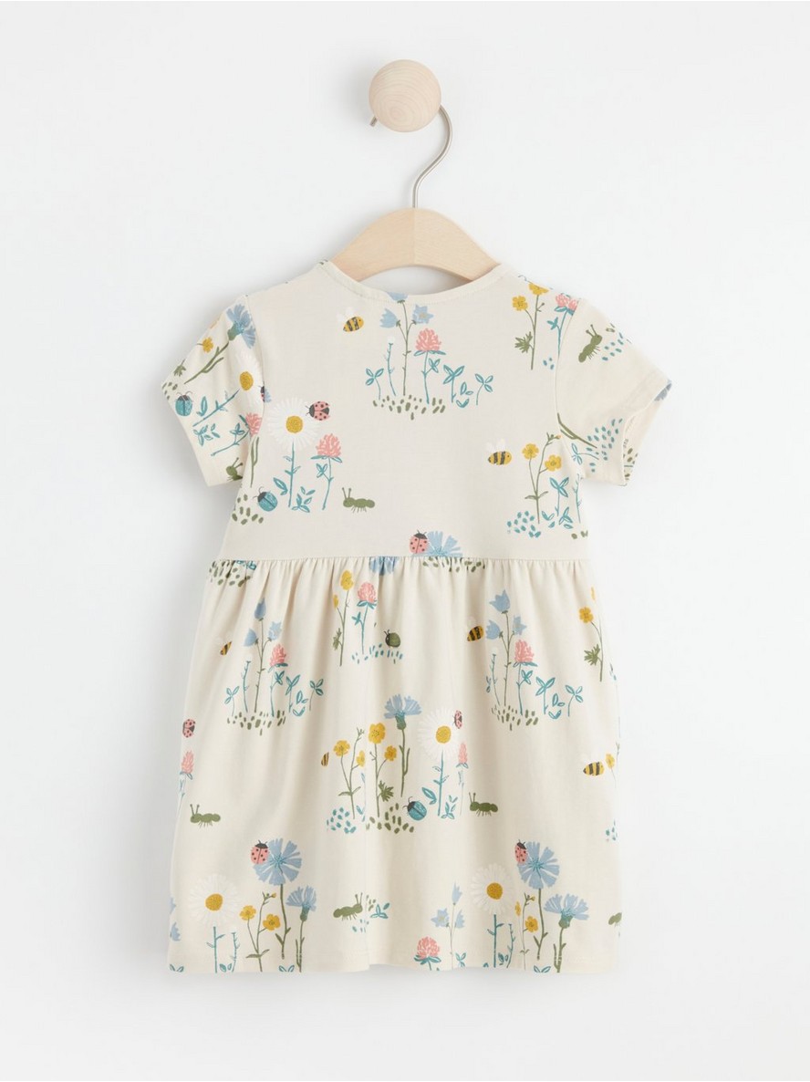 Short sleeve dress with flowers