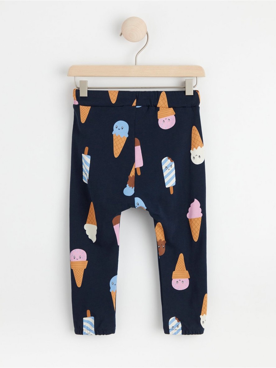 Trousers with ice cream print