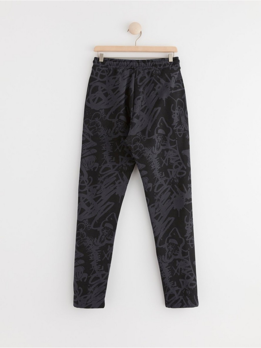 Trousers with allover print