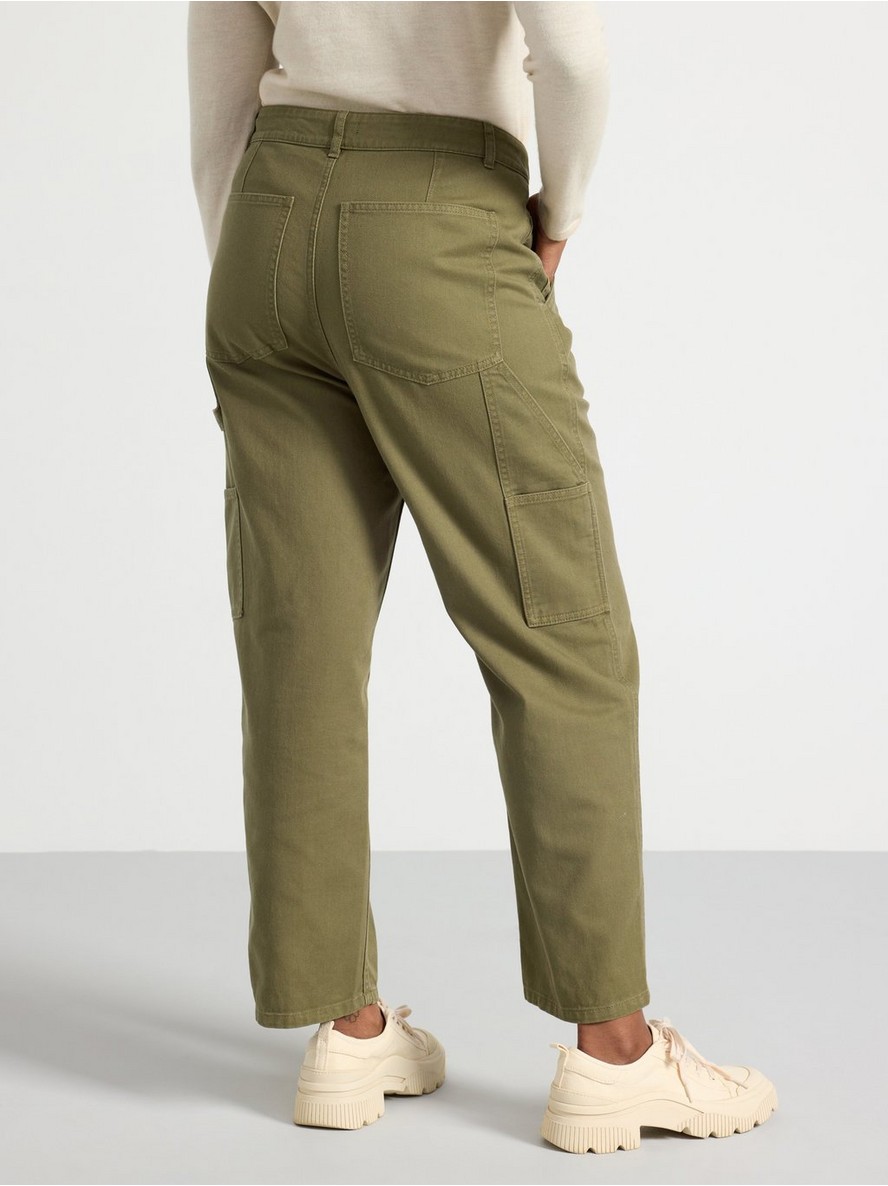 Twill trousers in cotton