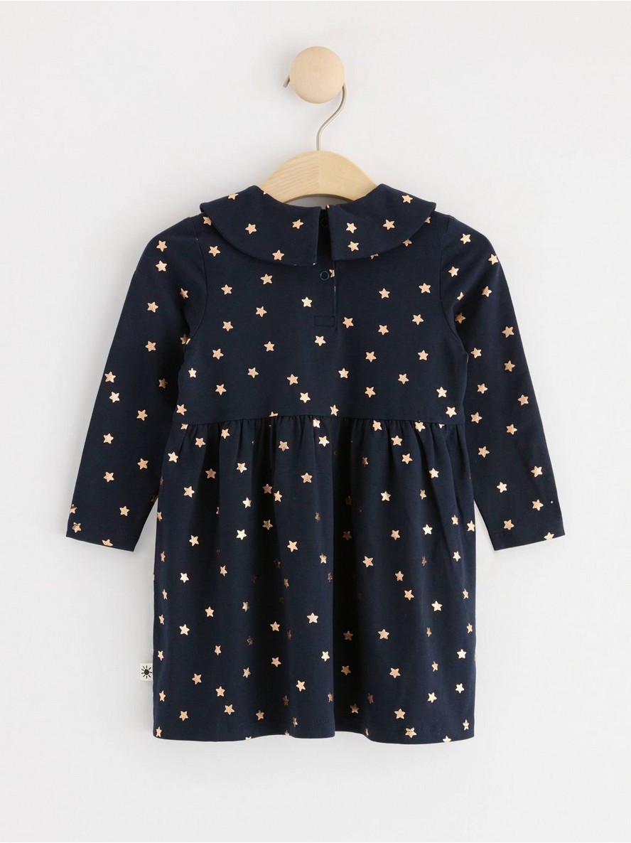 Long-sleeved dress with stars