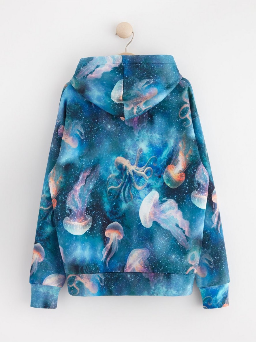 Hoodie with sea creature