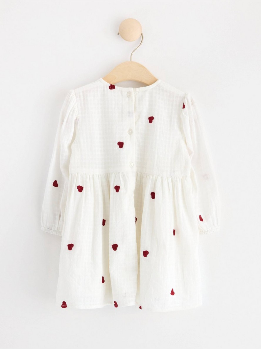 Long sleeve dress with hearts