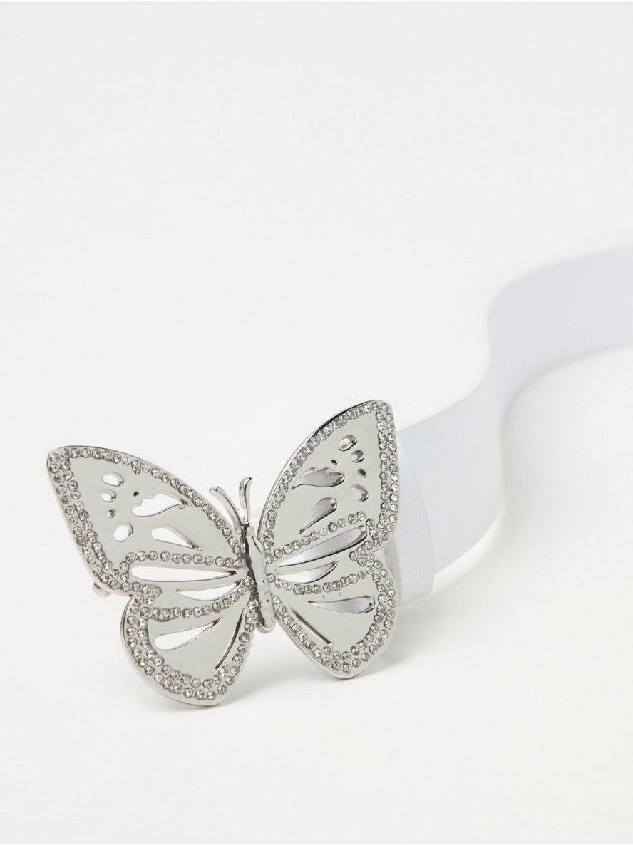 Belt with butterfly