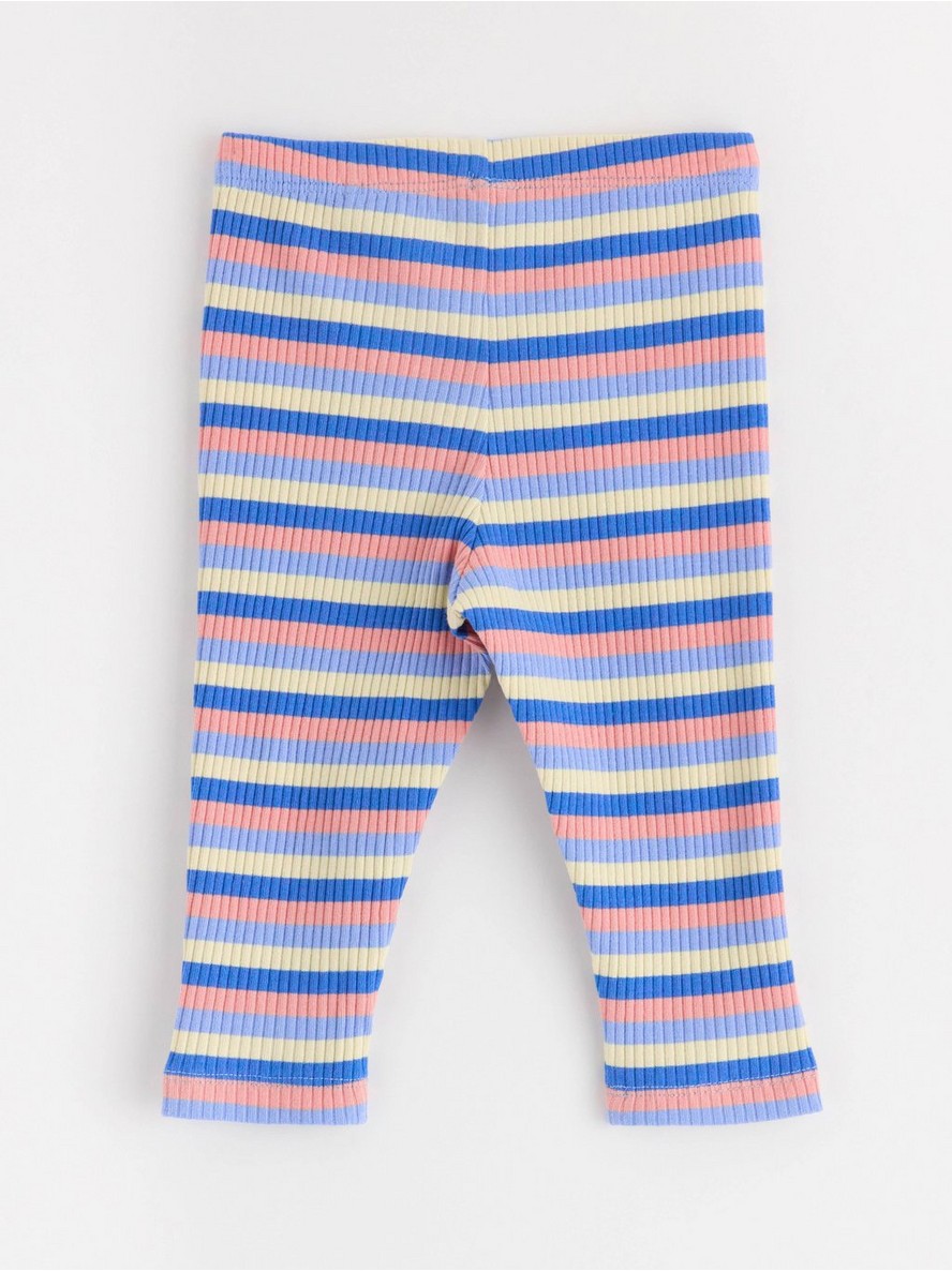 Ribbed Leggings with stripes