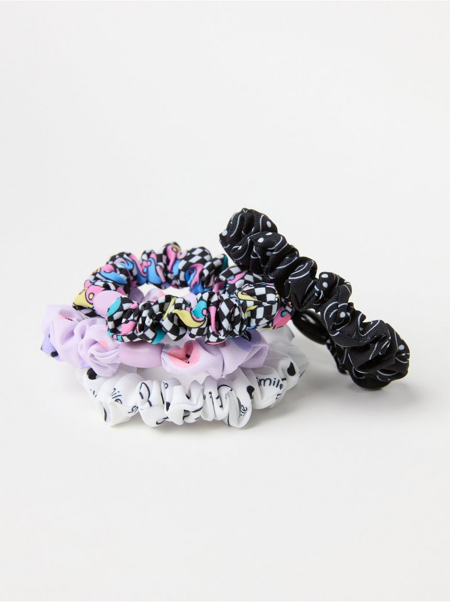 4-pack  Scrunchies with pattern