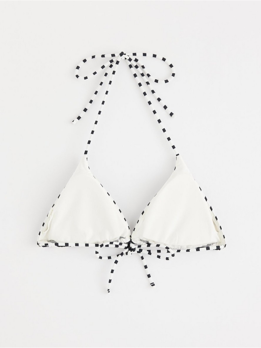 Padded triangle bikini bra